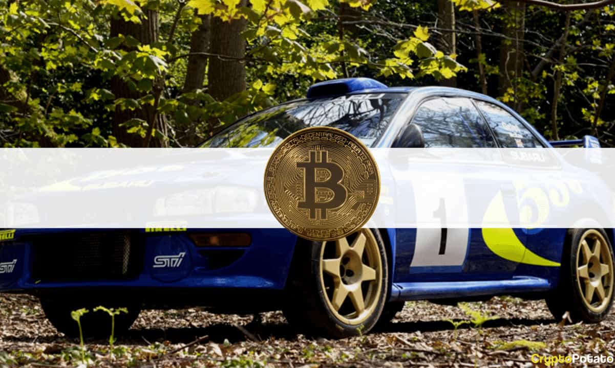 Colin McRae's Subaru Got Sold for $360,000 Worth of Bitcoin