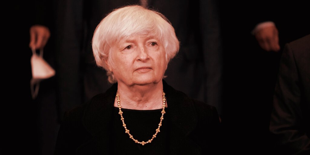 Yellen Says Crypto Poses No Systemic Risk to Financial System